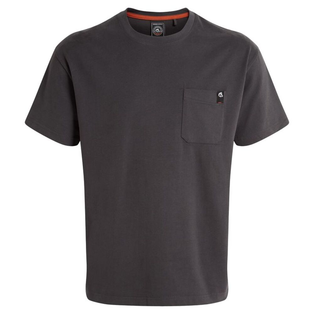 Craghoppers Mens Wakefield Workwear Pocket T-Shirt / Carbon Grey